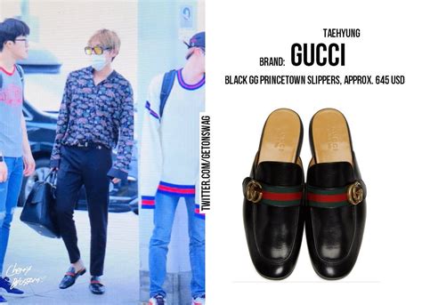 taehyung gucci shoes
